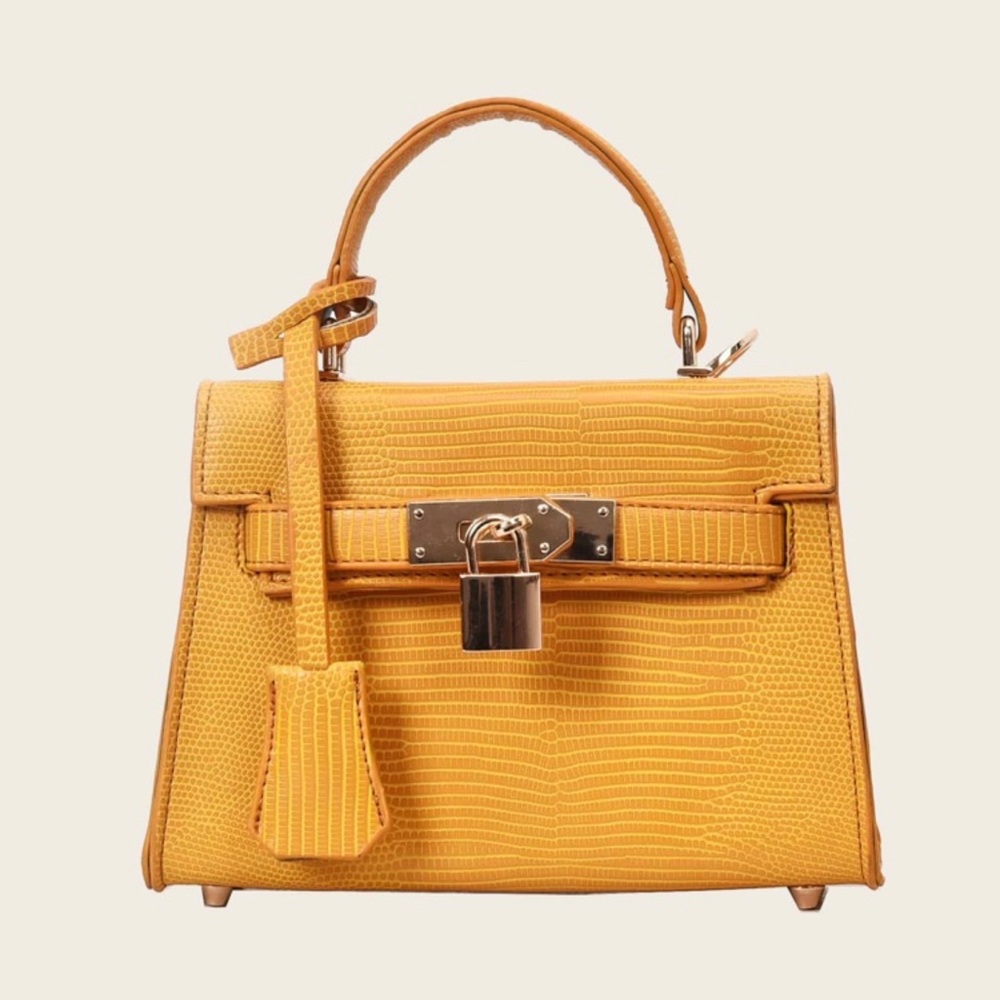 Yellow Liz Satchel Bag